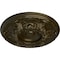 Ekena Millwork Granada Ceiling Medallion (Fits Canopies up to 7 1/8"), Hand-Painted Green Gold, 19"OD x 1 1/2"P CM19GAGGS - alternate 4